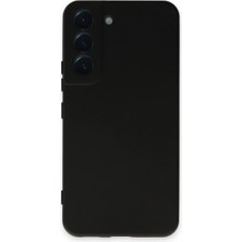 LTG Nova Galaxy S22 Kılıf Nano Içi Kadife Silikon - Siyah