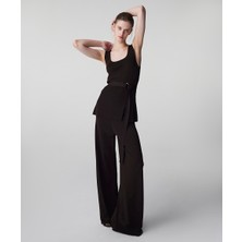 İpekyol Wide Leg Triko Pantolon IS1260003159074