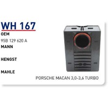 Wunder Filter Porsche Macan 3,0 - 3,6 Turbo Uyumlu Hava Filtresi Wh 167