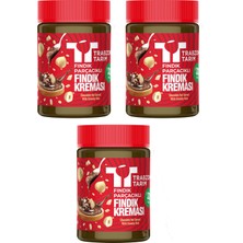 Trabzon Tarım Fındık Parçacıklı Fındık Kreması (%33 Fındık)  320G x 3 Adet