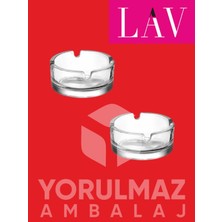 Yorulmaz Ambalaj Kyf 70 Küçük Cam Sigara Küllüğü 2’li Set – Kalın Cam, Kolay Temizlenir