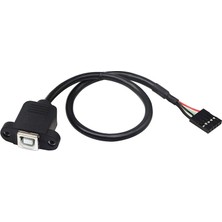 Motorobit Panel Tipi Usb-B Erkek - Dupont 5-Pin Dişi Anakart Kablosu