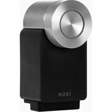 Nuki Smart Lock Pro 4. Nesil Wifi, Siyah Akıllı Kapı Kilidi