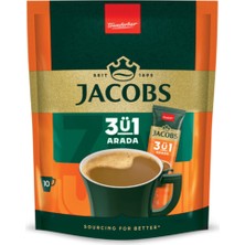 Jacobs 3ü1 Arada Karışım Kahve 16 gr * 10 Adet