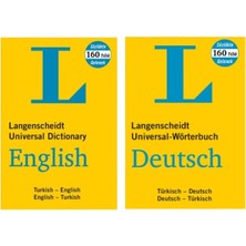 Sahra Altın Kitaplar Langenscheidt Ingilizce Türkçe ve Almanca Türkçe Sözlük Cep Sözlüğü 2 Li