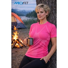 Miofit Kadın Energy Exercise Fit Kısa Kollu Dikişsiz Spor Tişört
