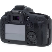 EasyCover Canon 7D Silikon Kılıf ECC7DB Siyah Renk Dayanıklı Malzeme ile Darbe Önleyici