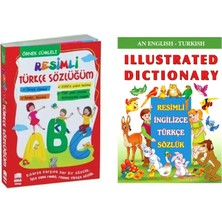 Sahra Resimli Türkçe Sözlük ve Resimli Ingilizce Sözlük 2 Li