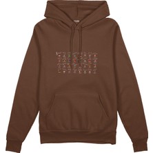The Lucid Lab All Tracks / Formula 1 Pistleri Oversize Hoodie - Kahverengi