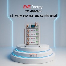 Lexron Eve 20.48KWH Lityum Hv (Yüksek Voltaj) Batarya Sistemi