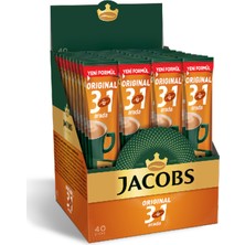 Jacobs 3ü1 Arada Karışım Kahve 16 gr * 40 Adet