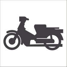 Technopa MOTOSİKLET FOLYO STİCKER - 40cm Uzunluk