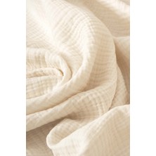 Barine Cocoon Pamuk Muslin Bebek Battaniyesi Krem