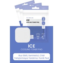 Dermal  Tüm Cilt Tipleri için Nemlendirici Ice Cooling Toner Pad 12 Adet