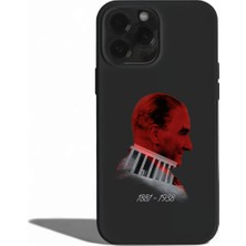  ıphone 15 ıle uyumlu atatürk baskılı telefon kılıfı