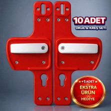 Life360 Bariyerli Kapı Kolu |çocuk Güvenlikli | Okul, Kreş ve Eğitim Alanlarına Uygun 10 Adet