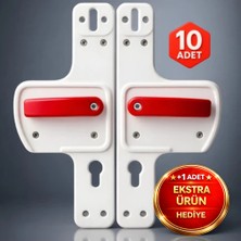 Life360 Bariyerli Kapı Kolu |çocuk Güvenlikli | Okul, Kreş ve Eğitim Alanlarına Uygun 10 Adet