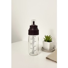 Monte Ölçülü Cam Matara Mor