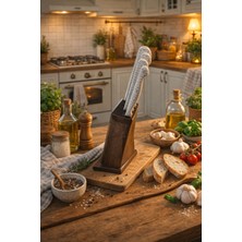 Seymen Bıçakçılık Sürmene Hakiki El Dövmesi 4’lü Bıçak Seti – Ahşap Saklama Kütüklü – Ömür Boyu Garantili