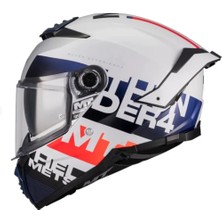 Mt Helmets Kask mt Thunder 4 Sv Waves A17 Parlak