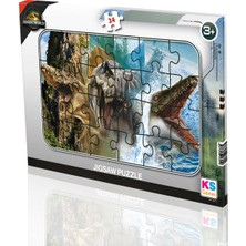 Ks Games Jurassic World Rebirth Puzzle 24 Parça Model-2