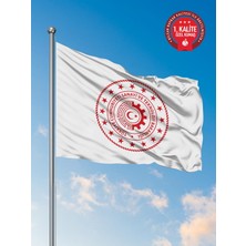 Bilsan Sanayi ve Teknoloji Bakanlığı Kurum Bayrağı 70X105 cm - Raşel Kumaş