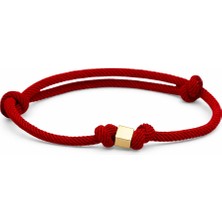 Hakan Mücevherat 14 Ayar Erkek Tek Zar Kırmızı Ipli Bileklik