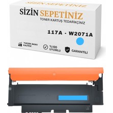Sizinsepetiniz W2071A 117A Cyan Muadil Toner – Hp Color Laser Mfp 178NW