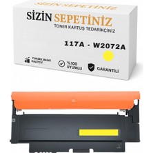Sizinsepetiniz Hp Color Laser 150 & Mfp 178NW Için 117A Sarı Muadil Toner