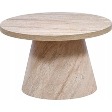 Levent Mobilya ve Aksesuar Traverten Fıçı Orta Sehpa