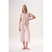 Evia Etoile Bambu Kolsuz Kadın Kapri Takım 26403