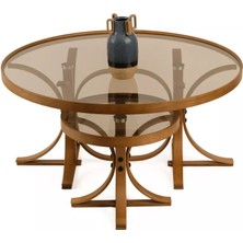 Levent Mobilya ve Aksesuar Reina Orta Sehpa Seti Camlı