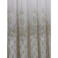 Nivemes Home Nivemeshome Nova Gold Detaylı  1/2,5  Pileli Tül Perde Apm