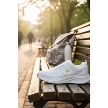 Enoch Erkek Yüksek Tabanlı Deri ve Tekstil Karışımlı Büyük Numara Spor Ayakkabı (45-50)