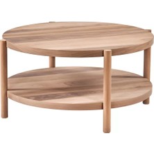 Levent Mobilya ve Aksesuar Abelya Ceviz Orta Sehpa