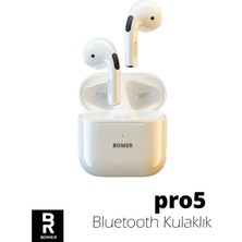 Bomer Pro 5 Plus Premium A Kalitebluetooth Kulaklık