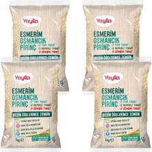 Yayla Esmerim Osmancık Pirinç 1 kg X4