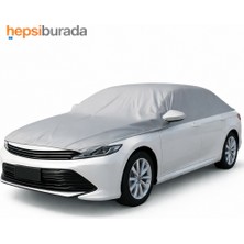 Fıat Grande Punto  Uyumlu Unıversal Oto Yarım Branda 4 Mevsım Uv Korumalı Rüzgâra Dayanıklı Araç Brandası