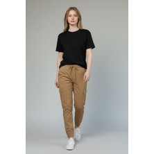 STG Erkek Jogger Kargo Pantolon Lastikli Bel Bağcıklı Cep Detaylı Slim Fit Günlük