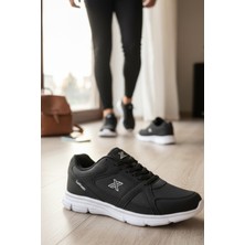 Enoch Erkek Yüksek Taban Ortopedik Bağcıklı Beyaz Tabanlı Büyük Numara Spor Ayakkabı (45-50)