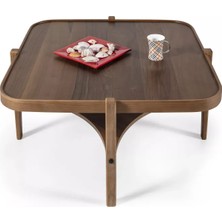 Levent Mobilya ve Aksesuar Vixen Orta Sehpa Tablalı Çap 90CM