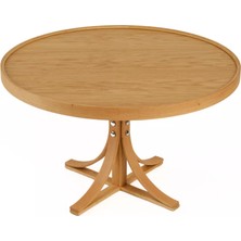 Levent Mobilya ve Aksesuar Milton Orta Sehpa Tablalı Çap 80CM