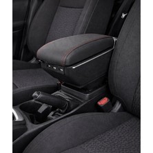 Naz Sürgülü Kolçak Kol Dayama Bardaklık ve Küllük Siyah