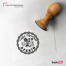 Baskı Life Kişiye Özel Kitap Damgası Kitap Mührü Kaşe Kitap Mühür Özel Damga 261