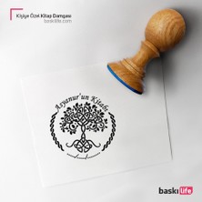 Baskı Life Kişiye Özel Kitap Damgası Kitap Mührü Kaşe Kitap Mühür Özel Damga 242