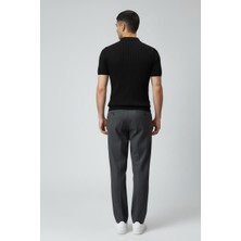 STG Erkek Slim Fit Polo Yaka Fitilli Triko Tişört Yazlık Modern Şık Günlük Kombin