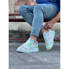 Hkursat HK501 Yeşil Boyalı Erkek Casual Ayakkabı