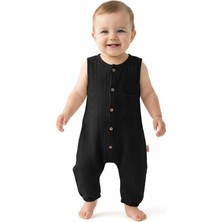 MiaBaby Müslin Kısa Atlet Tulum