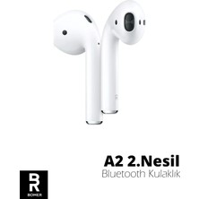 Bomer A2 Uyumlu 2. Nesil Dokunmatik Bluetooth Kulaklık