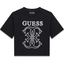 Guess Bg Store Kız Çocuk Siyah Tshirt